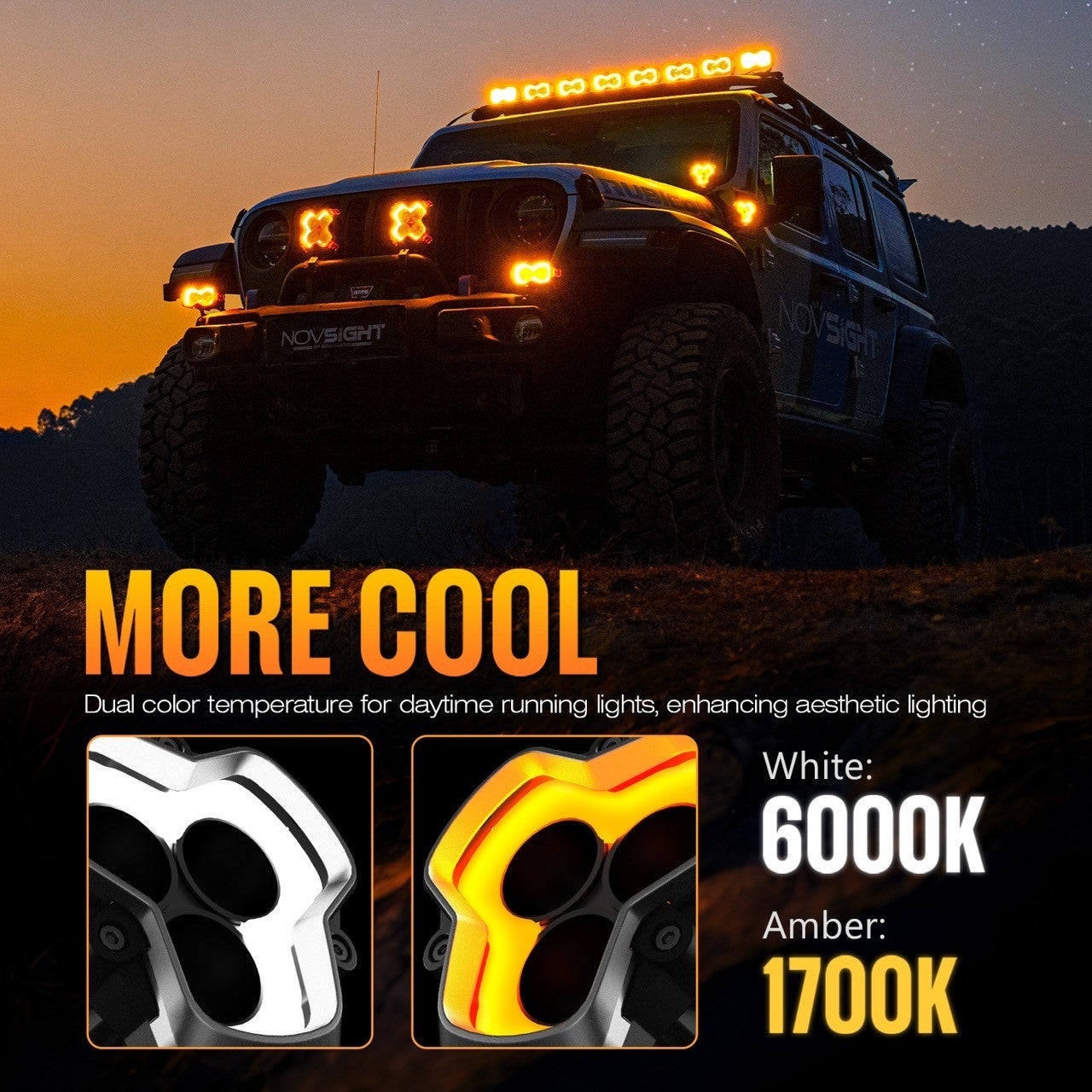 NOVSIGHT】HALO SERIES 3INCH LIGHT SYSTEM 48W (ノブサイト ハロー