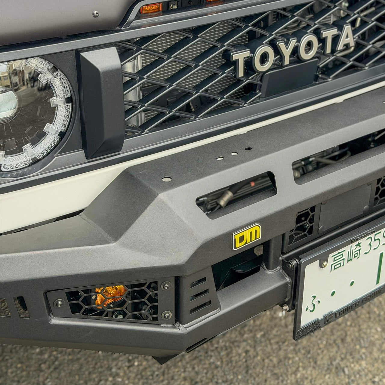 TJM】outback Bull bar black steel （バーなし）/ランドクルーザー70